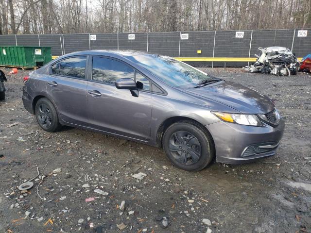 19XFB2F59FE224936 - 2015 HONDA CIVIC LX GRAY photo 4