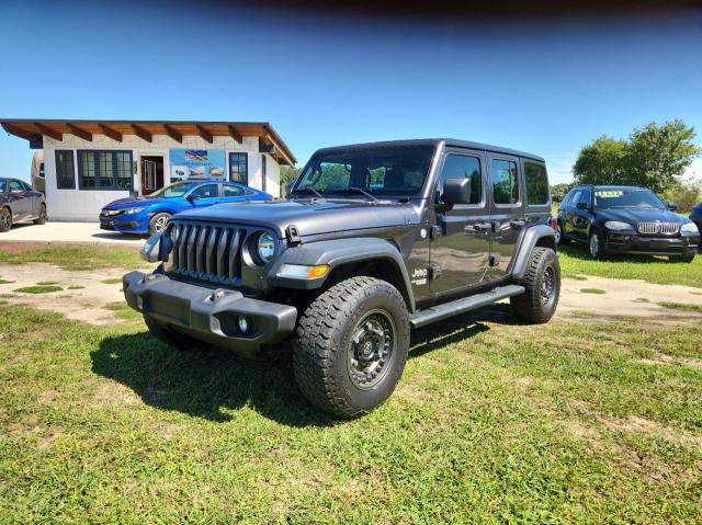 1C4HJXDN8JW262507 - 2018 JEEP WRANGLER U SPORT رمادي صورة 2