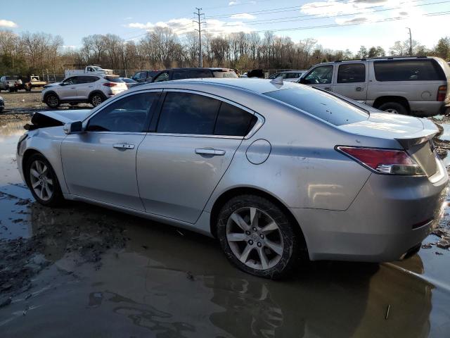 19UUA8F56CA023539 - 2012 ACURA TL SILVER photo 2