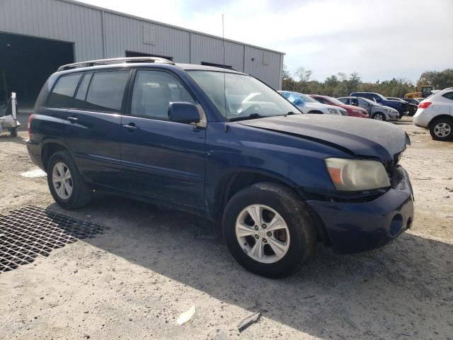 JTEGD21A560139907 - 2006 TOYOTA HIGHLANDER BLUE photo 4