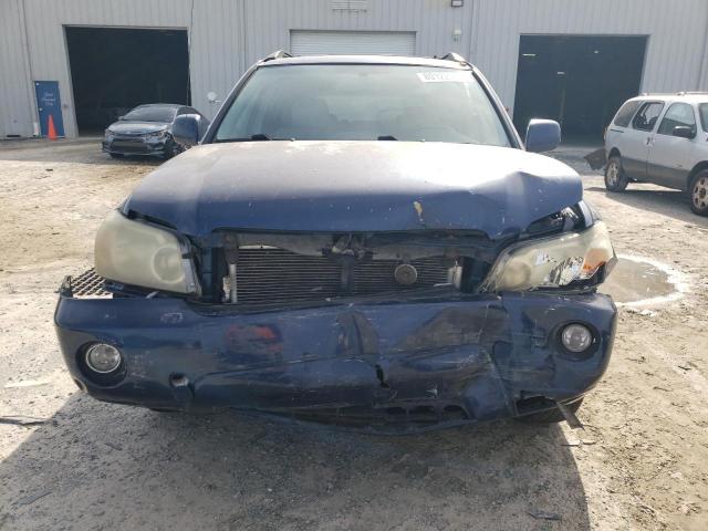 JTEGD21A560139907 - 2006 TOYOTA HIGHLANDER BLUE photo 5