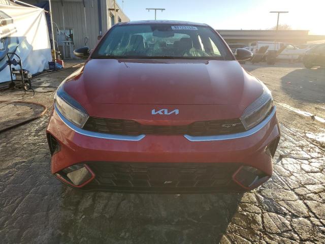 3KPF44ACXNE424749 - 2022 KIA FORTE GT RED photo 5