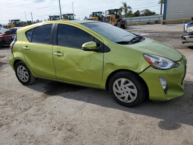 JTDKDTB35F1094224 - 2015 TOYOTA PRIUS C GREEN photo 4