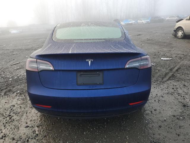 5YJ3E1EA2NF359400 - 2022 TESLA MODEL 3 BLUE photo 6