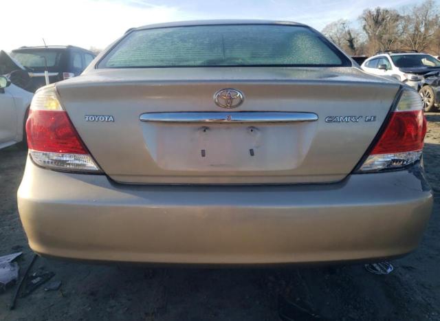4T1BE32K65U625394 - 2005 TOYOTA CAMRY LE GOLD photo 6
