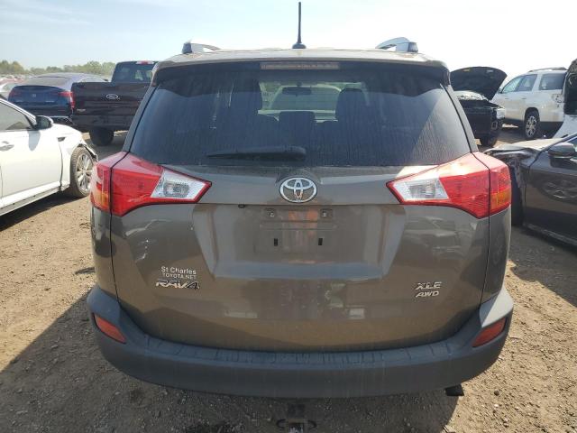 2T3RFREV5FW318425 - 2015 TOYOTA RAV4 XLE BROWN photo 6