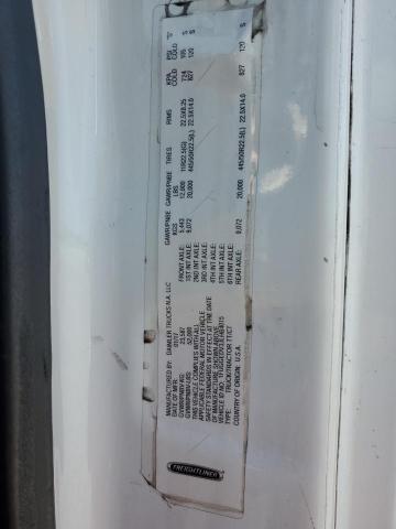 1FUGGEDV3JLHB4015 - 2018 FREIGHTLINER CASCADIA 1 თეთრი ფოტო 10