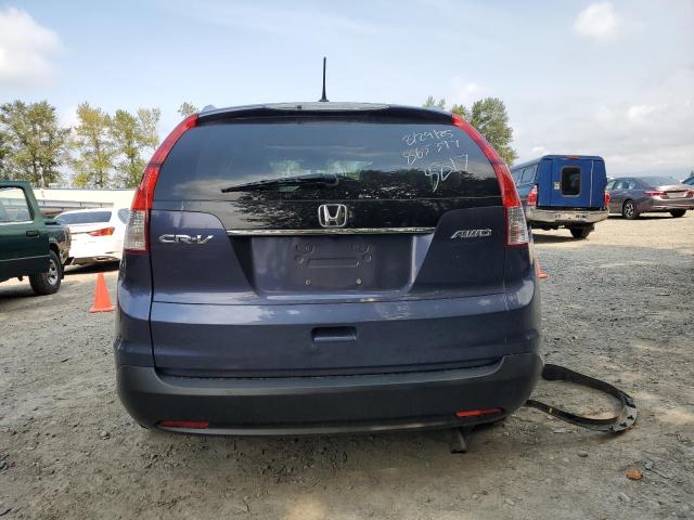 JHLRM3H70CC005817 - 2012 HONDA CR-V EXL BLUE photo 6