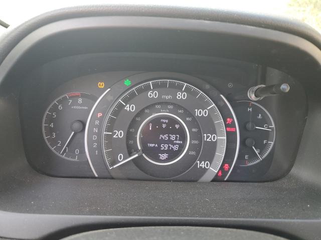 JHLRM3H70CC005817 - 2012 HONDA CR-V EXL BLUE photo 9