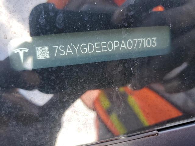 7SAYGDEE0PA077103 - 2023 TESLA MODEL Y Чорний фото 14