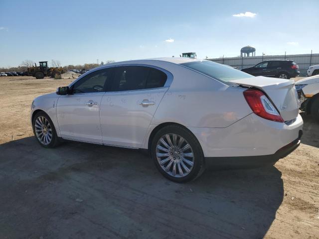 1LNHL9EK7DG604162 - 2013 LINCOLN MKS WHITE photo 2