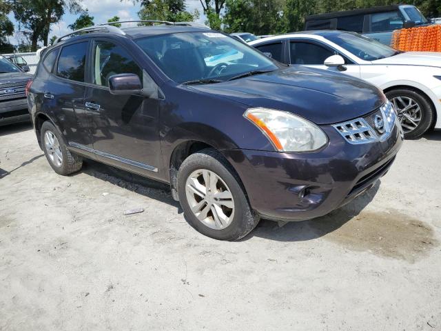 JN8AS5MV8DW627585 - 2013 NISSAN ROGUE S MAROON photo 4