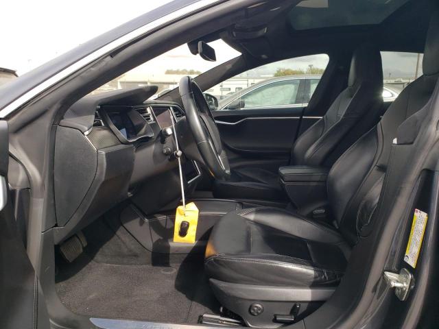 5YJSA1E12GF156663 - 2016 TESLA MODEL S Gri fotoğraf 7