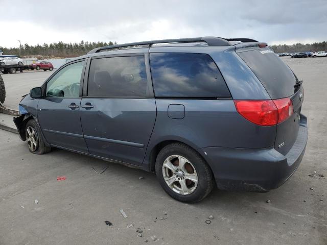 5TDZK23C77S076373 - 2007 TOYOTA SIENNA CE BLUE photo 2