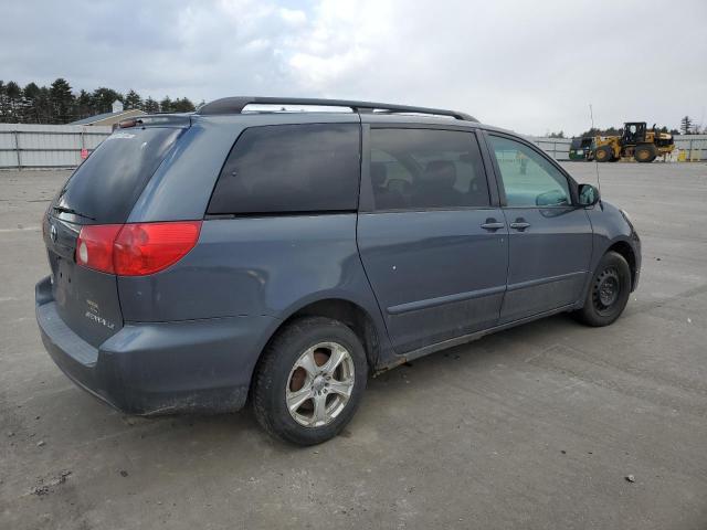 5TDZK23C77S076373 - 2007 TOYOTA SIENNA CE BLUE photo 3