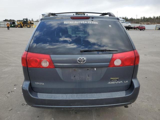 5TDZK23C77S076373 - 2007 TOYOTA SIENNA CE BLUE photo 6