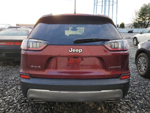 1C4PJMDX3KD168267 - 2019 JEEP CHEROKEE LIMITED MAROON photo 6