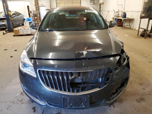 2G4GK5EX9G9188475 - 2016 BUICK REGAL GRAY photo 5