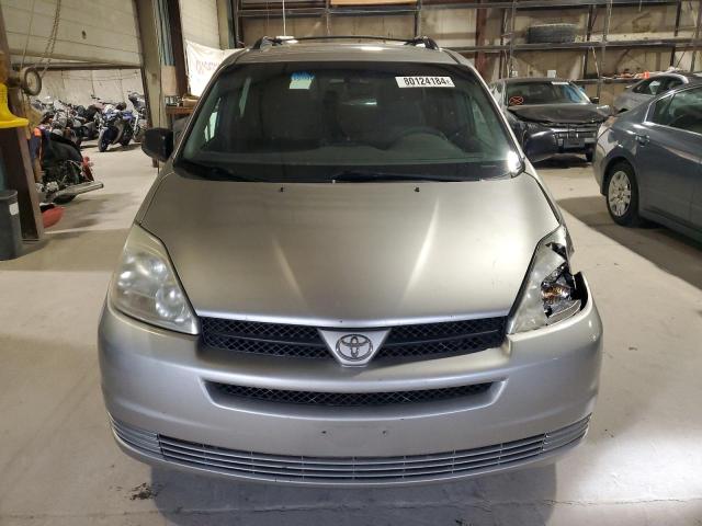 5TDZA23C85S380585 - 2005 TOYOTA SIENNA CE SILVER photo 5