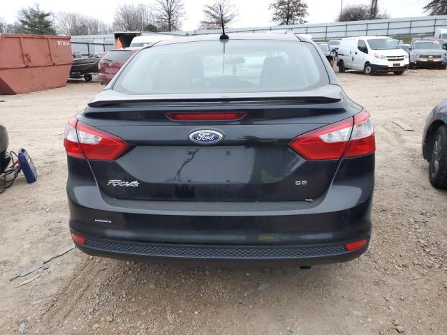 1FAHP3F21CL301412 - 2012 FORD FOCUS SE BLACK photo 6