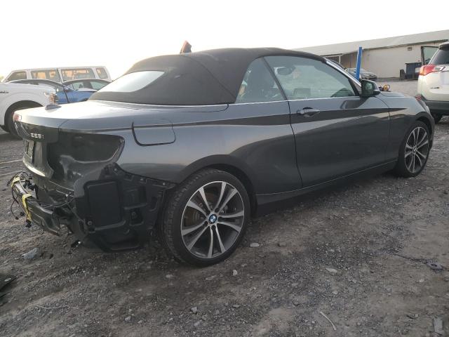 WBA1K9C58GV321708 - 2016 BMW 228 I SULEV GRAY photo 3