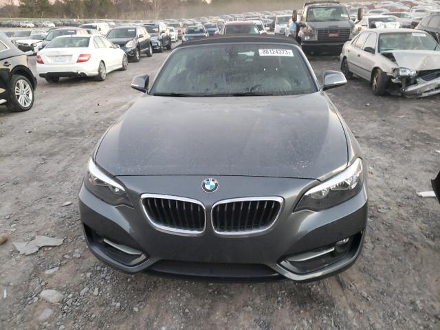 WBA1K9C58GV321708 - 2016 BMW 228 I SULEV GRAY photo 5