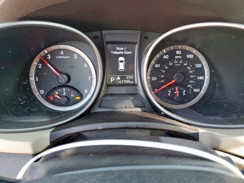 5XYZU3LB7DG064286 - 2013 HYUNDAI SANTA FE SPORT ORANGE photo 9