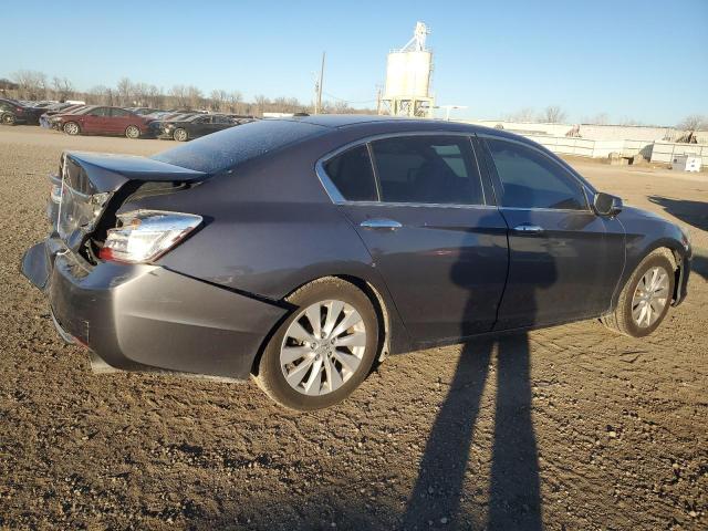 1HGCR2F86EA294423 - 2014 HONDA ACCORD EXL GRAY photo 3