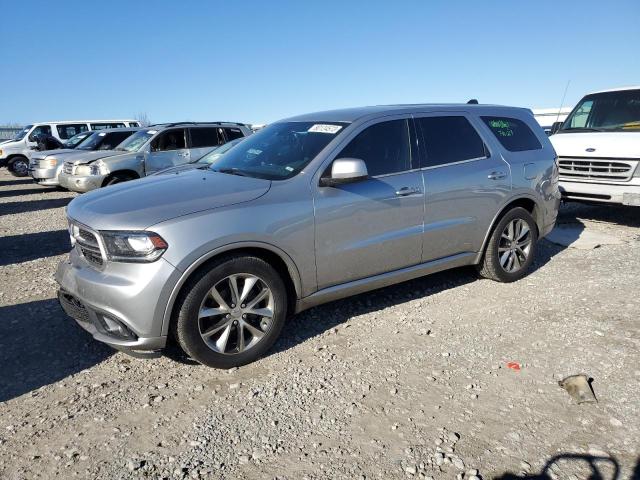 1C4RDHAG7EC483644 - 2014 DODGE DURANGO SXT SILVER photo 1