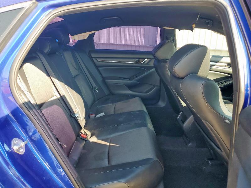 1HGCV1F34JA230112 - 2018 HONDA ACCORD SPORT BLUE photo 10
