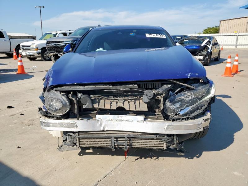 1HGCV1F34JA230112 - 2018 HONDA ACCORD SPORT BLUE photo 5