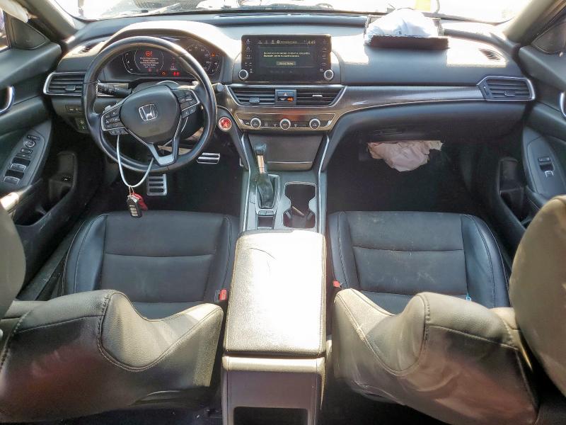 1HGCV1F34JA230112 - 2018 HONDA ACCORD SPORT BLUE photo 8