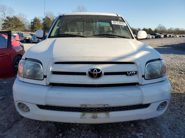 5TBBT48116S487034 - 2006 TOYOTA TUNDRA ACCESS CAB LIMITED WHITE photo 5
