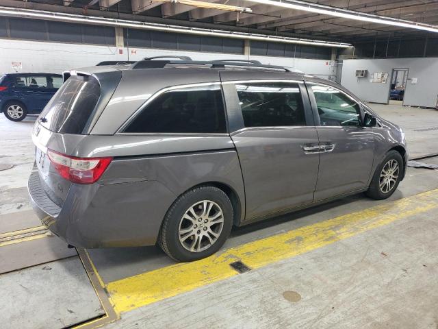 5FNRL5H62CB014234 - 2012 HONDA ODYSSEY EXL GRAY photo 3