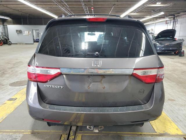 5FNRL5H62CB014234 - 2012 HONDA ODYSSEY EXL GRAY photo 6