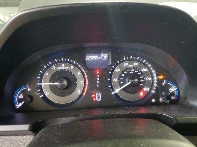 5FNRL5H62CB014234 - 2012 HONDA ODYSSEY EXL GRAY photo 9