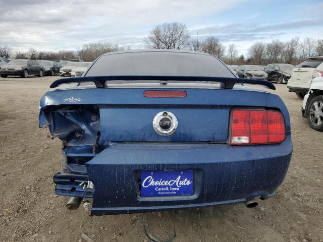 1ZVHT82H185186798 - 2008 FORD MUSTANG GT BLUE photo 6