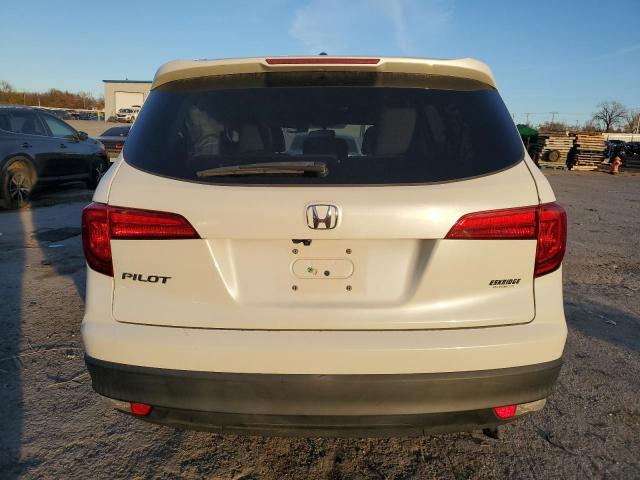 5FNYF5H8XHB007477 - 2017 HONDA PILOT EXL WHITE photo 6