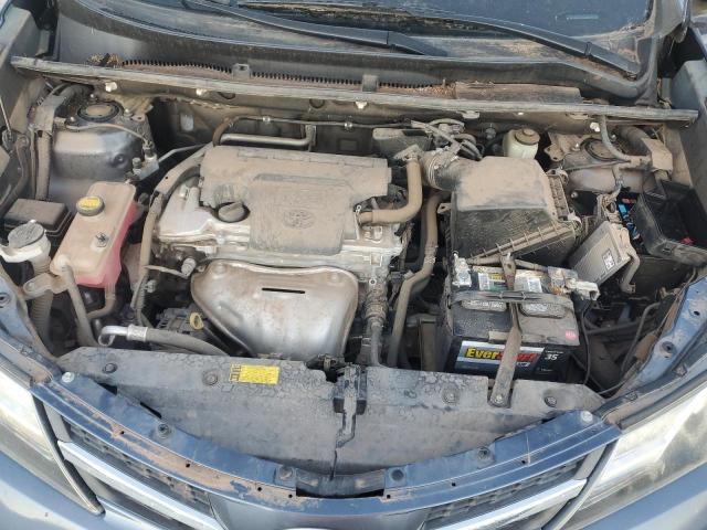 2T3ZFREV0EW096150 - 2014 TOYOTA RAV4 LE BLUE photo 12