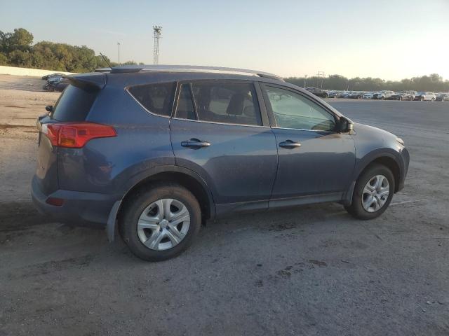 2T3ZFREV0EW096150 - 2014 TOYOTA RAV4 LE BLUE photo 3