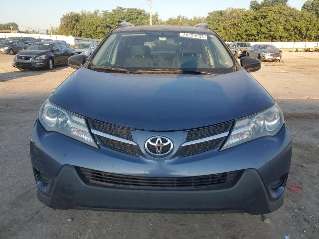 2T3ZFREV0EW096150 - 2014 TOYOTA RAV4 LE BLUE photo 5