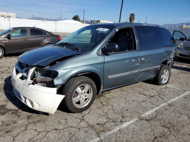 1D4GP45R85B435954 - 2005 DODGE CARAVAN SXT GRAY photo 1