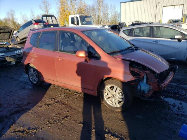 JHMGD38627S047119 - 2007 HONDA FIT S 橙色 照片 4