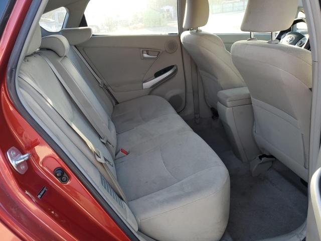 JTDKN3DUXA1205877 - 2010 TOYOTA PRIUS RED photo 10