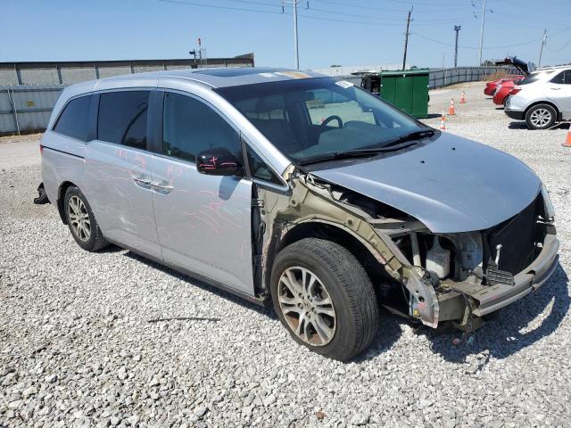 5FNRL5H64BB021183 - 2011 HONDA ODYSSEY EXL SILVER photo 4