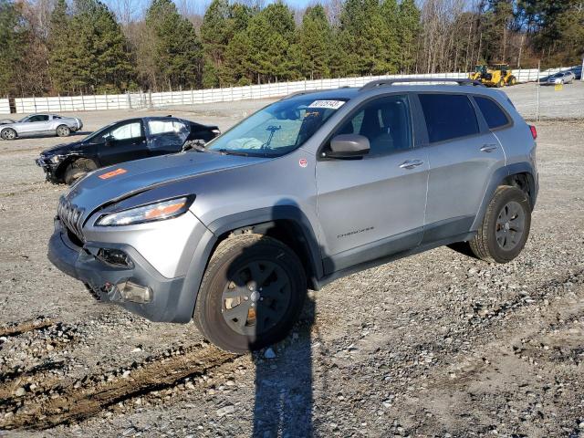 1C4PJMBS1FW509229 - 2015 JEEP CHEROKEE TRAILHAWK SILVER photo 1