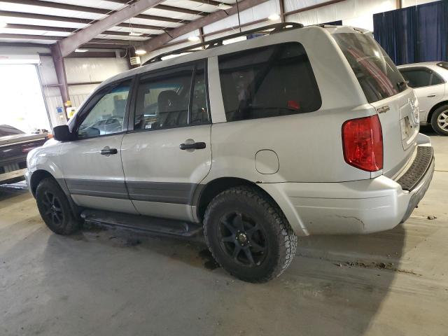 2HKYF18163H531635 - 2003 HONDA PILOT LX SILVER photo 2