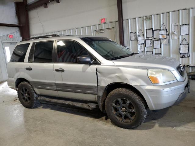 2HKYF18163H531635 - 2003 HONDA PILOT LX SILVER photo 4