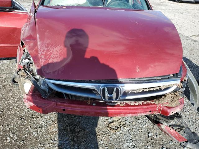 1HGCM56717A011064 - 2007 HONDA ACCORD EX RED photo 11