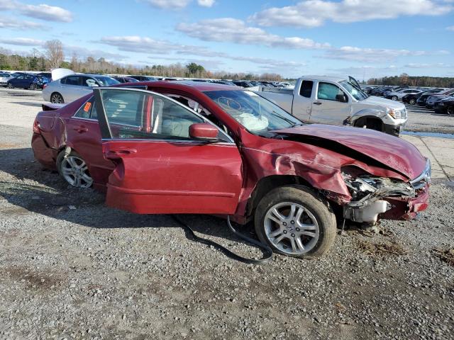 1HGCM56717A011064 - 2007 HONDA ACCORD EX RED photo 4